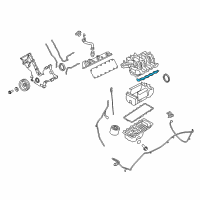OEM Ford F-350 Super Duty Manifold Gasket Diagram - YL3Z-9439-A