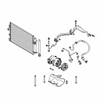 OEM Ford Fiesta AC Switch Diagram - 6F9Z-19D594-AA