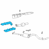 OEM Ford Excursion Manifold Diagram - F81Z-9430-AA