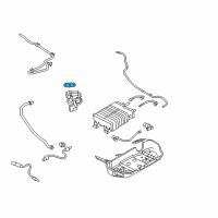 OEM Ford EGR Valve Gasket Diagram - 4G7Z-9D476-AA