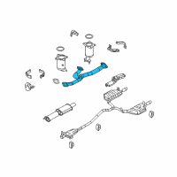OEM Lincoln MKZ Front Pipe Diagram - 7H6Z-5G274-A