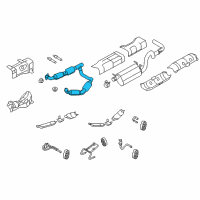 OEM Ford E-250 Catalytic Converter Diagram - AC2Z-5F250-A
