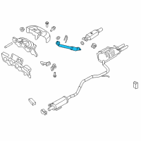 OEM Ford Fusion Front Pipe Diagram - AE5Z-5G203-C