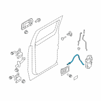 OEM Ford Cable Diagram - 9L3Z-54221A00-A
