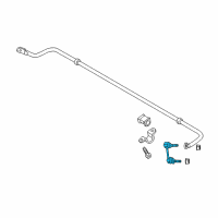 OEM Ford Fusion Stabilizer Link Diagram - DG9Z-5C486-A