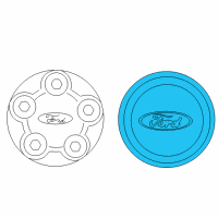 OEM Ford Explorer Sport Wheel Cap Diagram - 1L5Z-1130-AA
