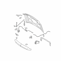 OEM Ford F-350 Super Duty Release Cable Diagram - 7C3Z-16916-B
