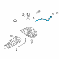 OEM Lincoln Pipe Assembly Diagram - AE5Z-9034-AF