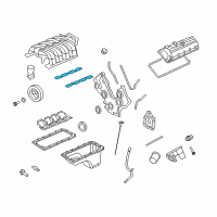OEM Ford Explorer Sport Trac Manifold Gasket Diagram - 7R3Z-9439-AA