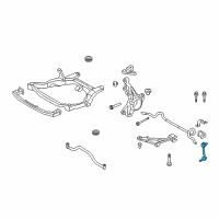 OEM Ford Stabilizer Link Diagram - 7T4Z-5K483-A