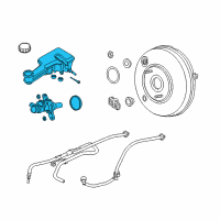 OEM 2015 Ford Fusion Master Cylinder Diagram - DG9Z-2140-B