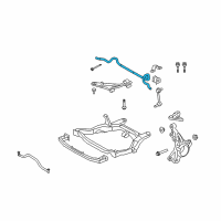 OEM Ford Edge Stabilizer Bar Diagram - 7T4Z-5482-A