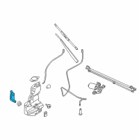 OEM Ford Ranger Washer Pump Diagram - JL3Z-17664-A