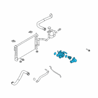 OEM Lincoln MKX Housing Assembly Diagram - 9T4Z-8A586-BA