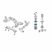 OEM Ford Escape Spring Insulator Diagram - YL8Z-5793-AA