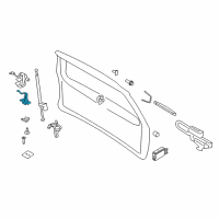 OEM Ford Expedition Latch Assembly Diagram - 7L1Z-7843150-D