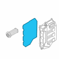 OEM Ford Escape Side Cover Gasket Diagram - J1KZ-7F396-A