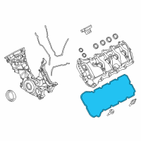 OEM Ford Mustang Valve Cover Gasket Diagram - ER3Z-6584-A