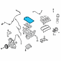 OEM Ford F-150 Stiffener Gasket Diagram - JL3Z-6710-A