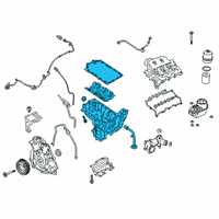 OEM Ford F-150 Oil Pan Diagram - JL3Z-6K040-A