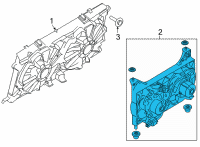 OEM Ford F-150 FAN AND MOTOR ASY Diagram - ML3Z-8C607-G