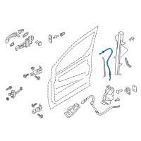 OEM Ford Transit Connect Release Cable Diagram - DT1Z-61221A00-B