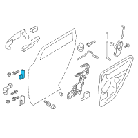 OEM Ford Flex Upper Hinge Diagram - AT4Z-7826800-A