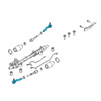 OEM Lincoln MKZ Outer Tie Rod Diagram - AE5Z-3A130-B