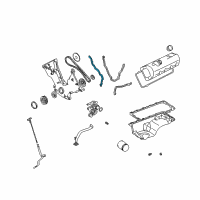 OEM Ford F-150 Front Cover Gasket Diagram - F1AZ-6020-A