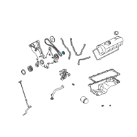 OEM Ford F-350 Super Duty Crankshaft Gear Diagram - XL3Z-6306-AA