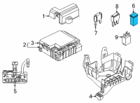 OEM Ford Expedition Fuse Diagram - DG9Z-14526-AA
