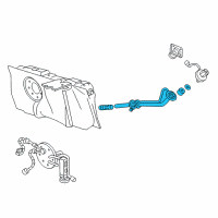 OEM Ford Crown Victoria Filler Pipe Diagram - 3W7Z-9034-AA