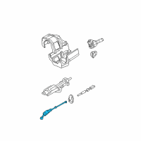 OEM Ford Explorer Lower Shaft & Joint Assembly Diagram - 3L2Z-3B676-B
