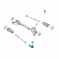 OEM Ford Fiesta Outer Tie Rod Diagram - BE8Z-3A130-A