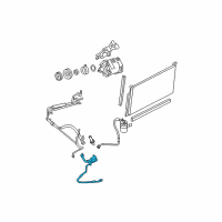 OEM Ford Freestyle Tube Assembly Diagram - 6F9Z-19D734-AA