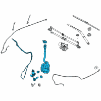 OEM Ford Explorer Reservoir Assembly Diagram - FB5Z-17618-C