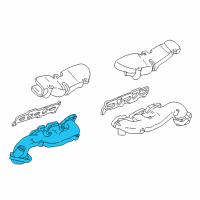 OEM Ford Five Hundred Manifold Diagram - 5F9Z-9430-AA