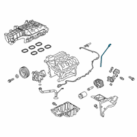 OEM Ford Expedition Dipstick Diagram - HL3Z-6750-B
