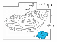 OEM Ford Edge Module Diagram - KT4Z-13C788-C