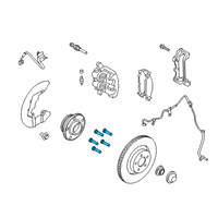 OEM Lincoln MKZ Wheel Bolt Diagram - BCPZ-1107-A