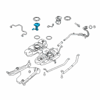 OEM Lincoln Fuel Pump Diagram - BT4Z-9275-A