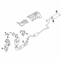 OEM Ford Fiesta Front Insulator Diagram - BE8Z-5A262-A