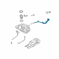 OEM Lincoln MKZ Fuel Tank Filler Neck Diagram - AE5Z9B178AJ