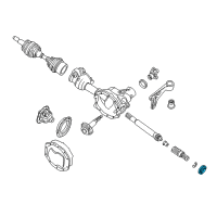 OEM Mercury Shaft Assembly Seal Diagram - F57Z-3254-AA