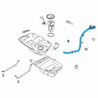 OEM Ford Fusion Filler Pipe Diagram - HG9Z-9034-B