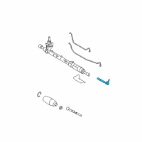 OEM Ford Fusion Outer Tie Rod Diagram - AE5Z-3A130-A