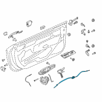 OEM Ford Mustang Cable Diagram - JR3Z63221A00A