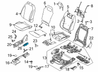 OEM Ford F-350 Super Duty Seat Switch Diagram - LB5Z-14A701-BA