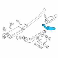 OEM Ford Expedition Converter & Pipe Diagram - FL1Z-5E212-A