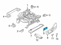 OEM Ford F-350 Super Duty Seat Switch Diagram - DG9Z-14A701-BAM